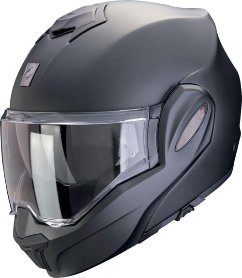 Exo-Tech Evo Pro Çene Açılabilir Motosiklet Kaskı Mat İnci Siyah