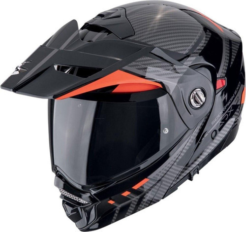 ADX-2 Lewis Adv Motosiklet Kaskı Siyah Kırmızı