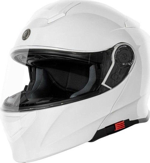 T-28 Çene Açılır Motosiklet Kaskı Beyaz