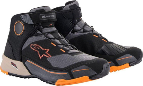CR-X DryStar Korumalı Motosiklet Botu Siyah Kahve Oranj