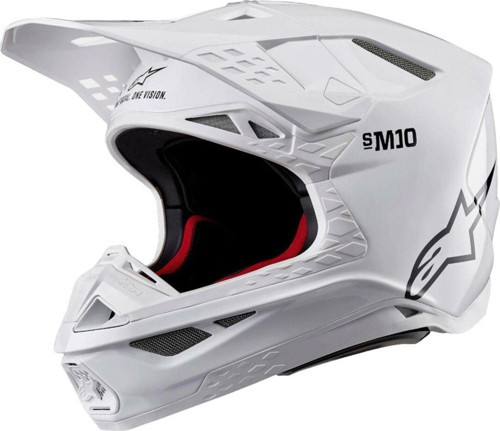 Supertech M10 Off-Road Kaskı Beyaz Siyah