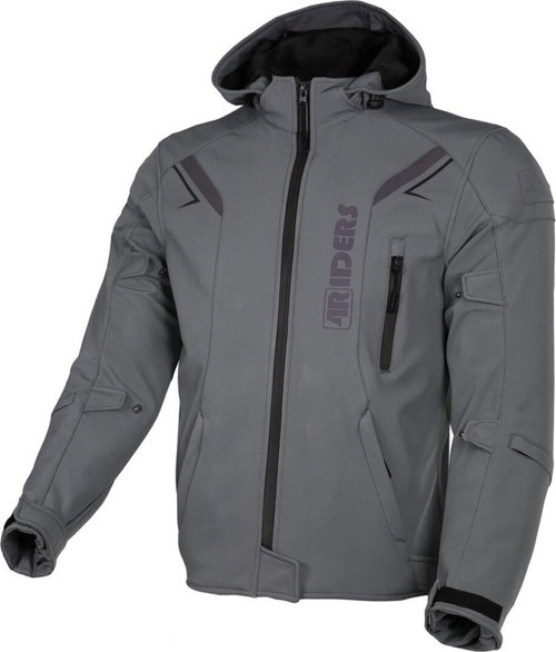 Rex Pro Korumalı Softshell Motosiklet Montu Gri