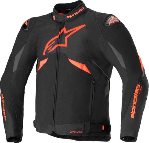 T-GP R V3 DryStar Korumalı Motosiklet Montu Siyah Kırmızı