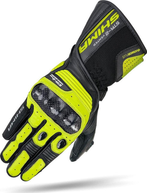 STR-2 Vent Korumalı Motosiklet Eldiveni Sarı