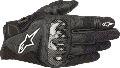 SMX-1 Air V2 Korumalı Motosiklet Eldiveni Siyah