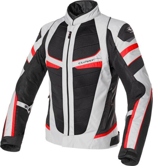 RainJet-2 WP Korumalı Motosiklet Montu Kırmızı Gri