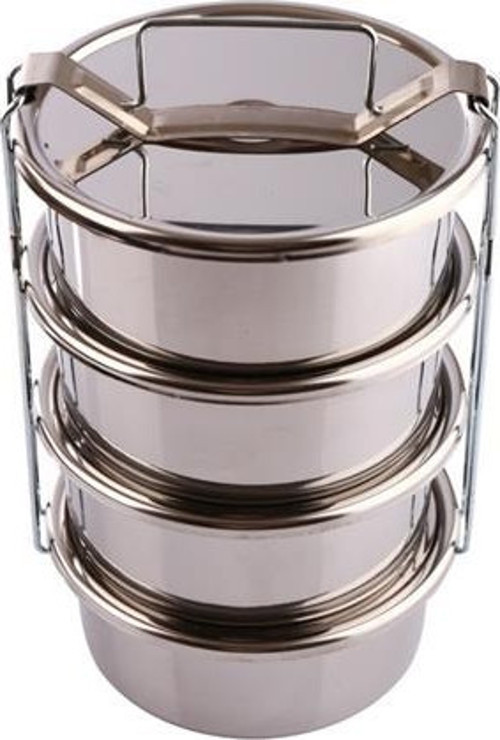 Paslanmaz sefer tası 3 no 4 lü 18X28 cm.