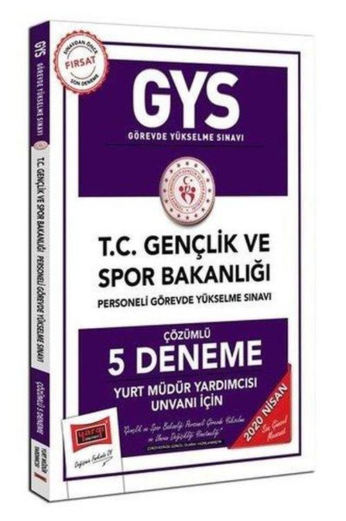 Yargı Yayınları 2020 Gys T.C. Gençlik Ve Spor Bakanlığı Yurt Müdür Yardımcısı Unvanı İçin Çözümlü 5