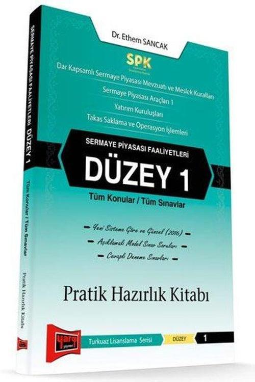 Yargı Yayınları Spk Sermaye Piyasası Faaliyetleri Düzey 1 Pratik Hazırlık Kitabı