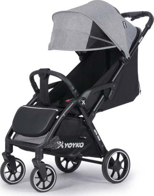 Wow Kabin Boy Tek Elle Kolay Katlanır Pratik Bebek Arabası Autofold Gri Siyah