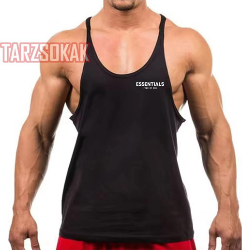 Gym Tank Top Fitness Sporcu Atleti ESSENTILAS 303