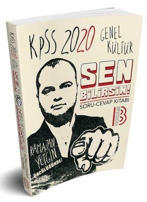 Benim Hocam Yayınları  2020 KPSS Genel Kültür Sen Bilirsin Soru Cevap Kitabı