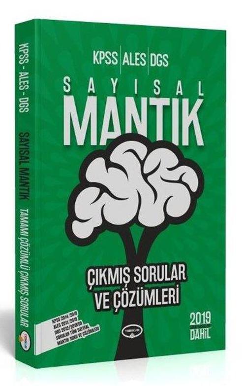 Yediiklim Yayınları KPSS ALES Dgs Sayısal Mantık Çıkmış Sorular Ve Çözümleri (2019 Dahil)