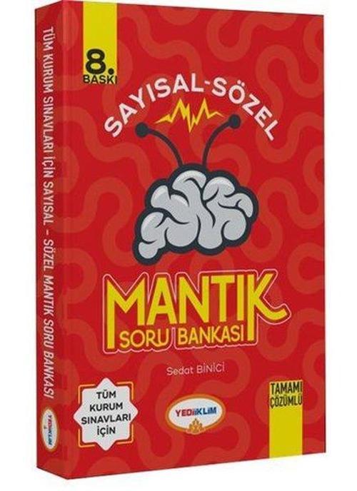 Yediiklim Yayınları 2020 Sayısal Sözel Mantık Tamamı Çözümlü Soru Bankası
