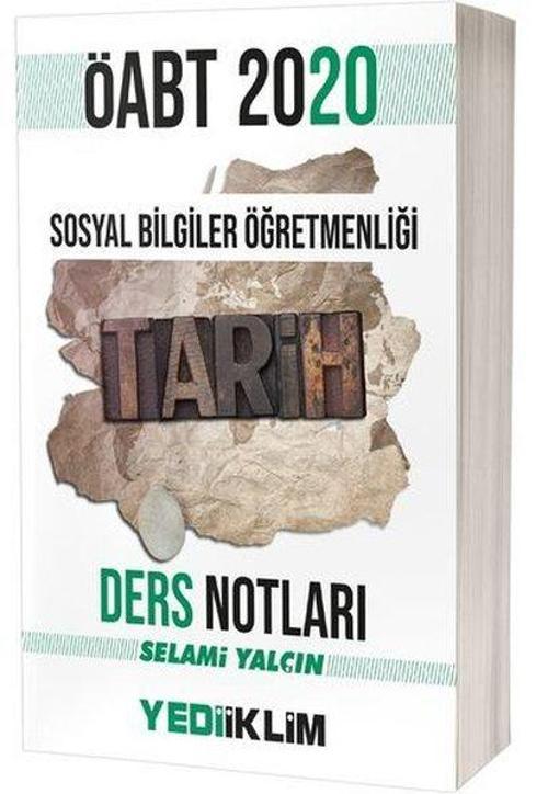 Yediiklim Yayınları ÖABT Sosyal Bilgiler Öğretmenliği Tarih Ders Notları