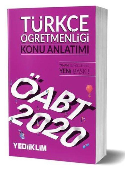 Yediiklim Yayınları 2020 KPSS ÖABT Türkçe Öğretmenliği Konu Anlatımı