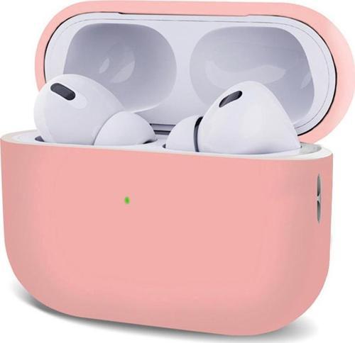 AirPods Pro 2.Nesil Kılıf Mat Silikon Pembe