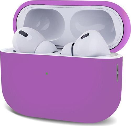 AirPods Pro 2.Nesil Kılıf Mat Silikon Lila