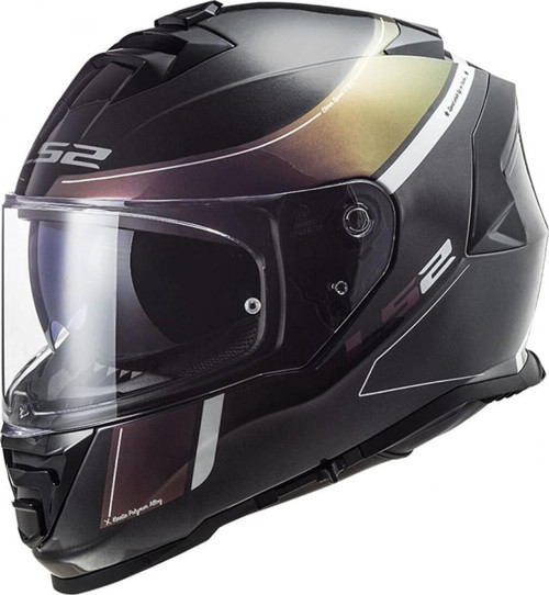 Storm 2 Velvet Kapalı Kask Mat Siyah - Gökkuşağı