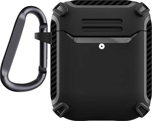 Apple AirPods 1. Nesil / 2. Nesil Legacy Cube Kılıf Siyah