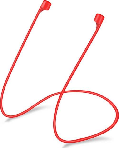 Apple AirPods 3 Manyetik Mıknatıslı Kulaklık İpi Kırmızı