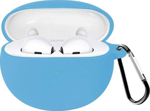 Oppo Enco Air Mat Silikon Kılıf Mavi