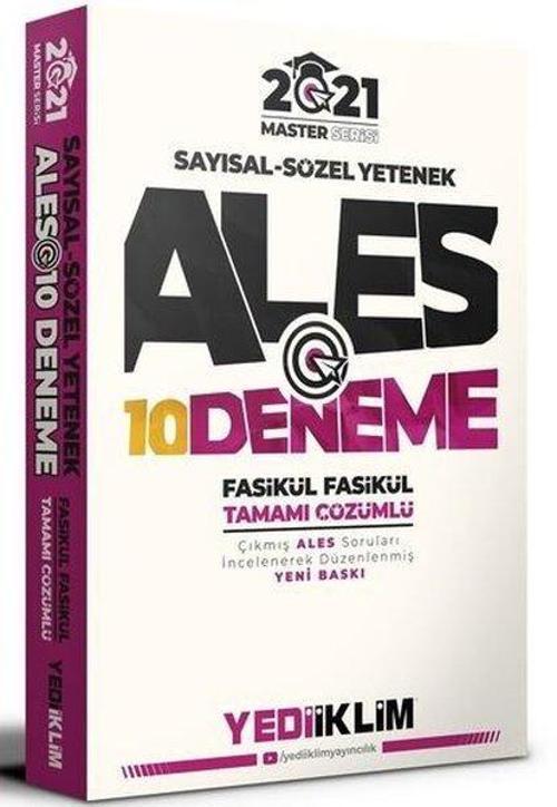 2021 Master Serisi ALES Sayısal - Sözel Yetenek Tamamı Çözümlü 10 Fasikül Deneme