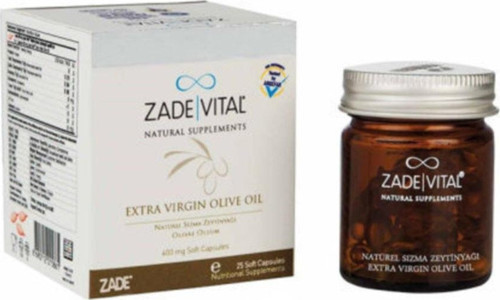 SOĞUK PRES NATÜREL SIZMA ZEYTİNYAĞI PATLATILABİLEN KAPSÜL 400 MG 25 KAPSÜL