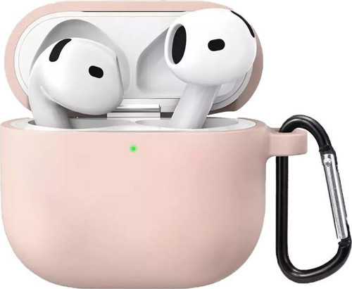 AIRPODS 4 SENSE SİLİKON KILIF PUDRA