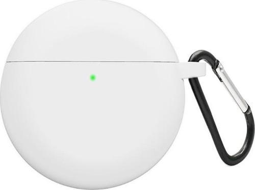 Huawei FreeBuds 4 Mat Silikon Kılıf Beyaz