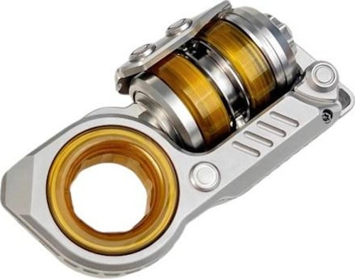 Premium EDC Fidget Toy Paslanmaz Çelik Tuning Fork Mekanizmalı Manyetik Metal Stres Oyuncağı