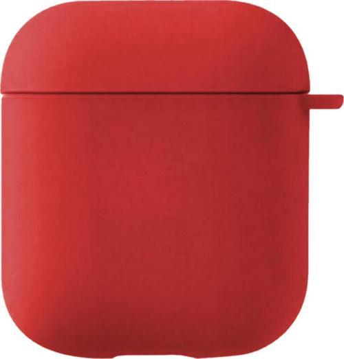 Apple AirPods 1. Nesil / 2. Nesil Liquid Silicone Lansman Kırmızı