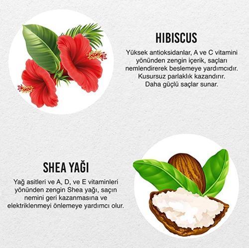 Hibiscus & Shea Butter Saç Bakım Maskesi 50 ml x 6 Adet