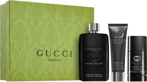 Guilty Pour Homme EDP 90 ml + 75 ml Deodorant Stick + 50 ml Shower Gel Erkek Parfüm Seti