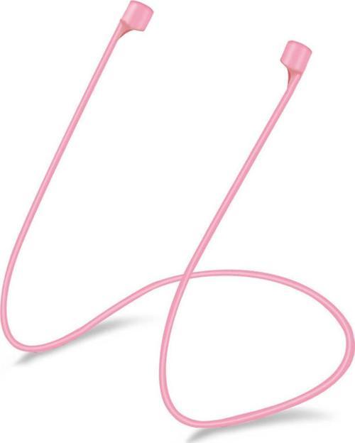 Apple AirPods 1. Nesil / 2. Nesil Neck Rope Silicone Pembe