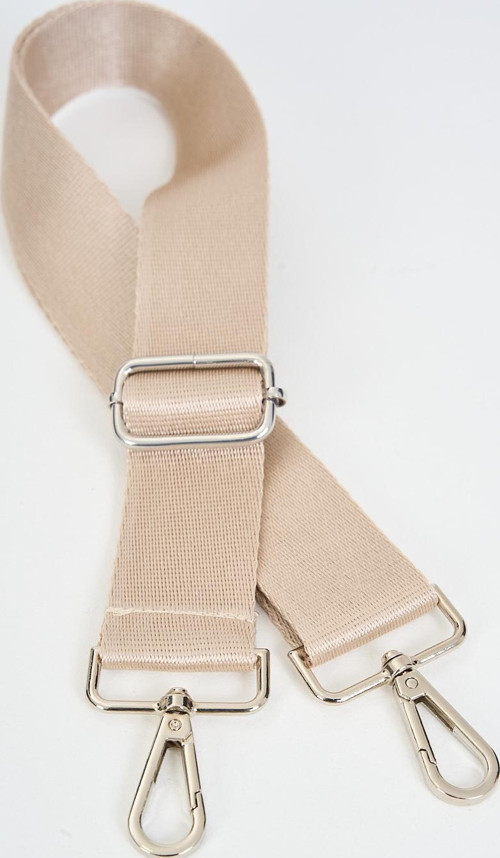 Bej Ayarlanabilir Çanta Sapı (Polyester) 110 Cm G:4 Cm