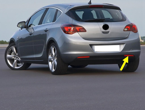 Opel Astra J HB 2010-2011-2012 Sağ Arka Tampon Reflektörü 13262018