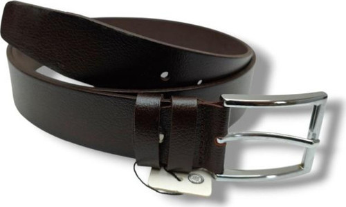 K120-26 Hakiki Baskı Deri Erkek Kemer 115 Cm