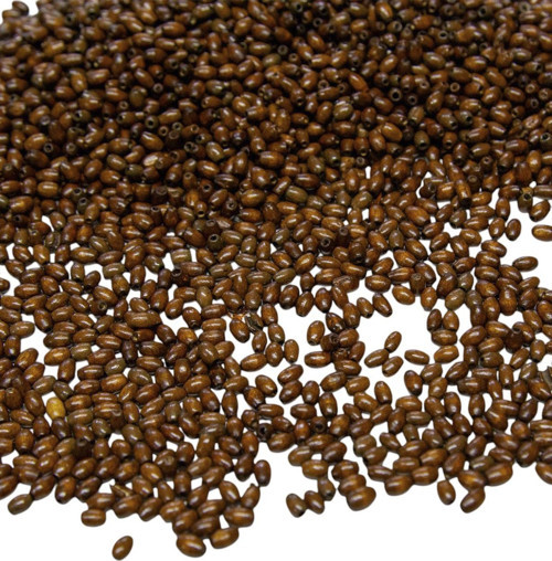 3 Mm Arpa Kahverengi Ahşap Boncuk 50 Gr