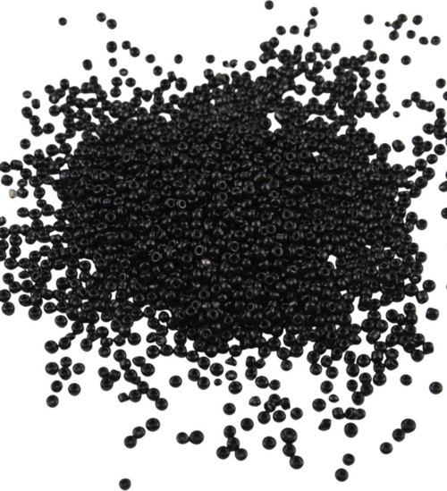 08 Kum Siyah 3 Mm Boncuk (100 Gr 6000 Adet)