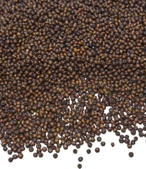 5 Mm Koyu Kahve Ahşap Boncuk 35 Gr