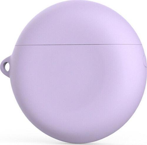 Huawei FreeBuds 3 Mat Silikon Kılıf Eflatun