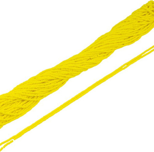 12 Dizi 2 Mm Mat Sarı 40 Gr Cezaevi Boncuğu