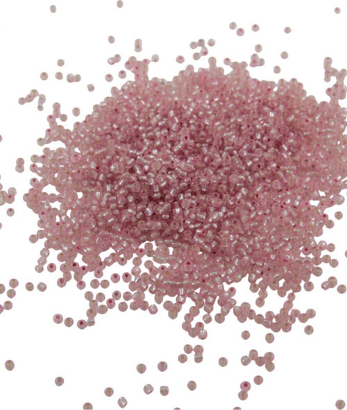 08 Kum Açık Pembe 3 Mm Boncuk (100 Gr 6000 Adet)