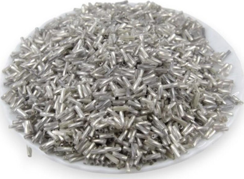 Burgulu Yeşil Boru 6X2 Mm Boncuk 100 Gr