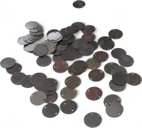 16 Mm Eskitme Bakır Metal Pul Payet (30 Gr 35 Adet)