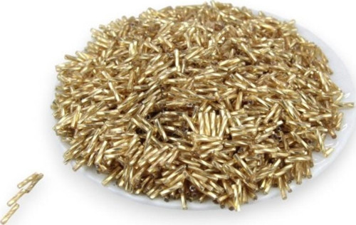 Gold Burgulu Boru 10 Mm Boncuk 100 Gr