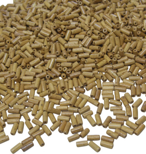12 Mm Silindir Ham Ahşap Boncuk 50 Gr