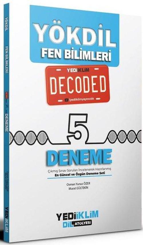 YÖKDİL Fen Bilimleri Decoded 5 Deneme
