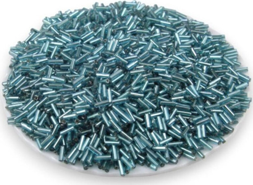 Kristal Turkuaz Boru Boncuk 100 Gr